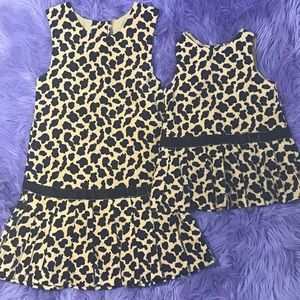 Matching drop waist dress